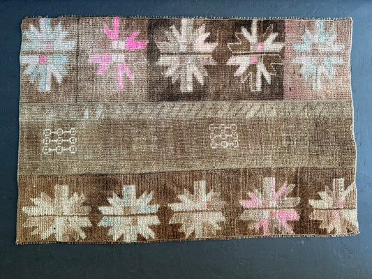 Mini vintage Turkish rug