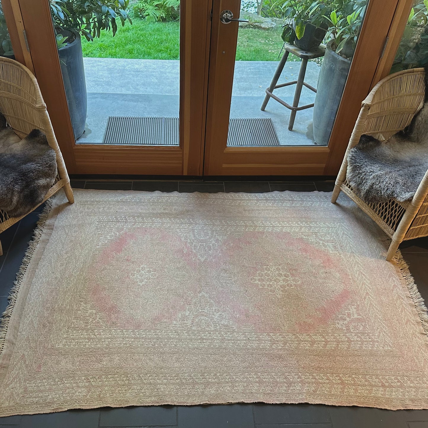 Vintage Oushak Rug